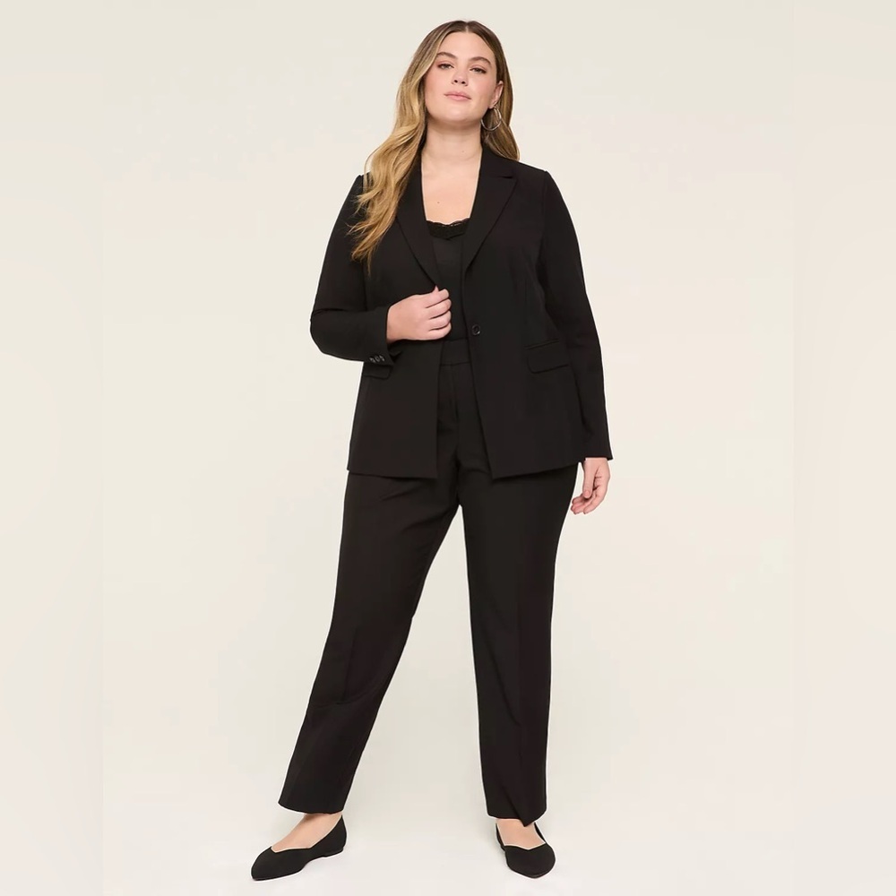 Lane Bryant Perfect Drape Blazer Womens Size 16 Capsule Essential Elegant Office